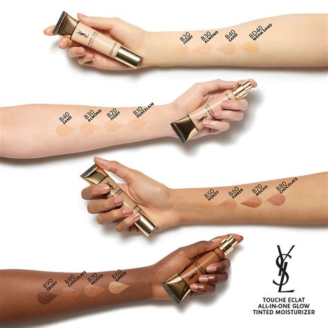 ysl touche eclat all in one glow foundation b30|touche eclat colour chart.